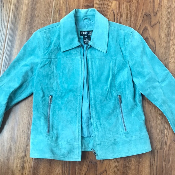 Real Suede Leather Spring Jacket - Picture 2 of 4